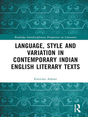 cover image of Language, Style and Variation in Contemporary Indian English Literary Texts